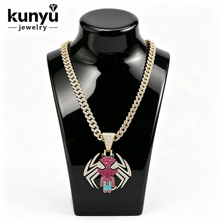 Collana Hip Hop con ciondolo Bling Collana Hip Hop con ciondolo Bling
