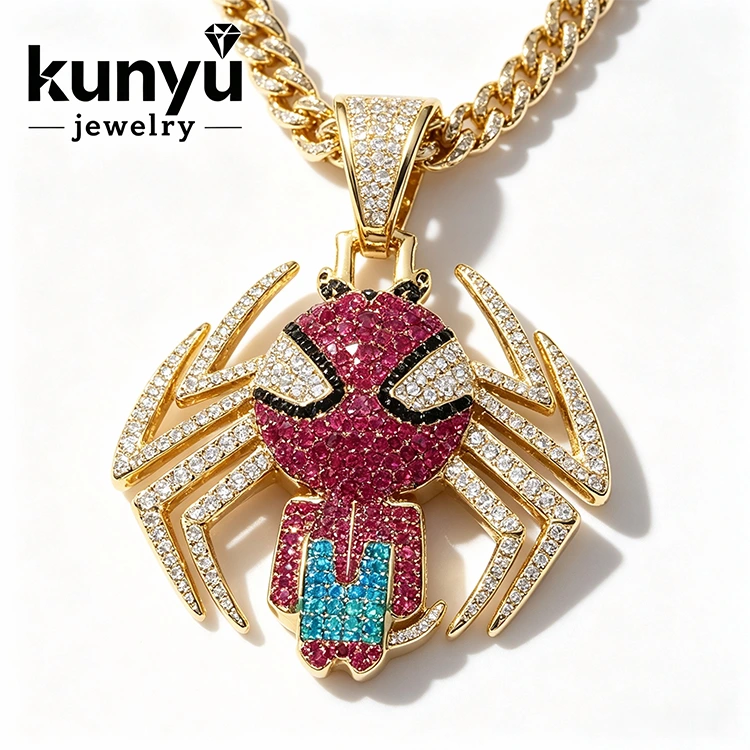 Collana Hip Hop con ciondolo Bling