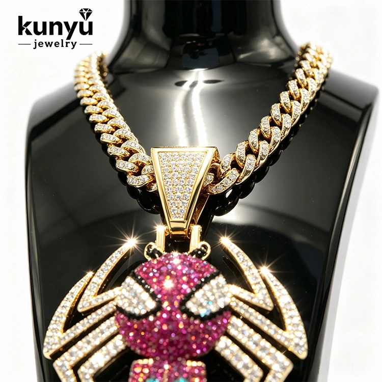 Collana Hip Hop con ciondolo Bling