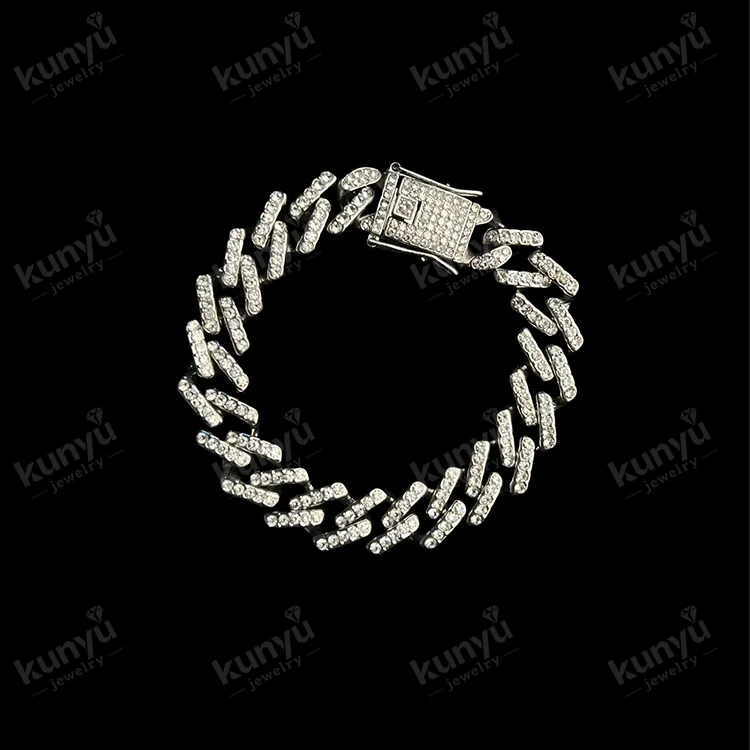 Bracciale Hip Hop a maglie cubane