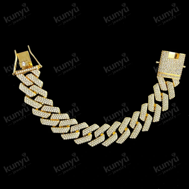 Bracciale Hip Hop a maglie cubane