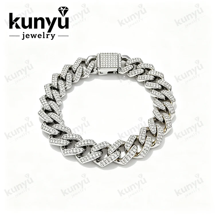 Bracciale a maglie a catena Hip Hop