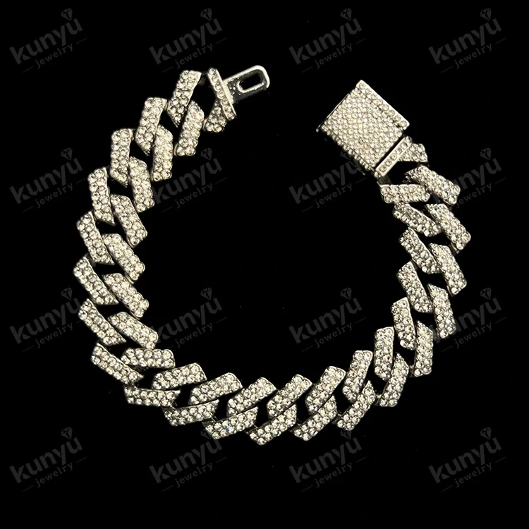 Bracciale a maglie a catena Hip Hop