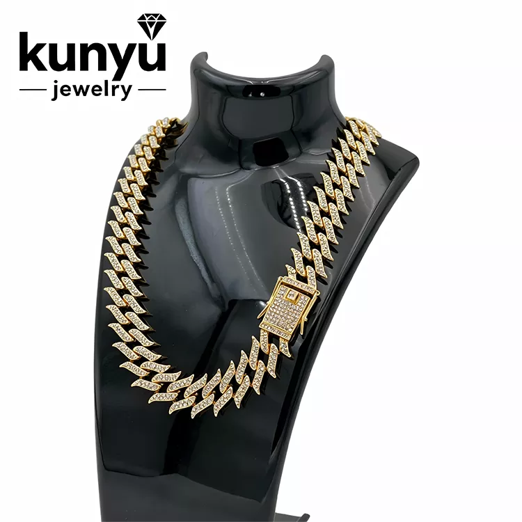 Collana di gioielli hip-hop da uomo